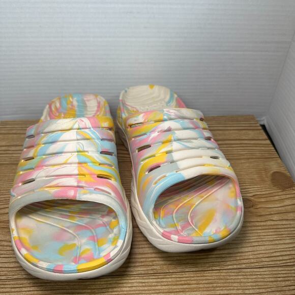 Hoka One One x Free People Ora Recovery Slide Luna Marbled Sandals Mens 10 main image 6